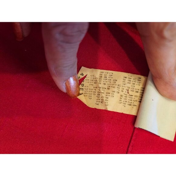 Vintage Haband for her Blazer Size XL Hot Pink one button Oversized roll sleeve - Picture 9 of 9